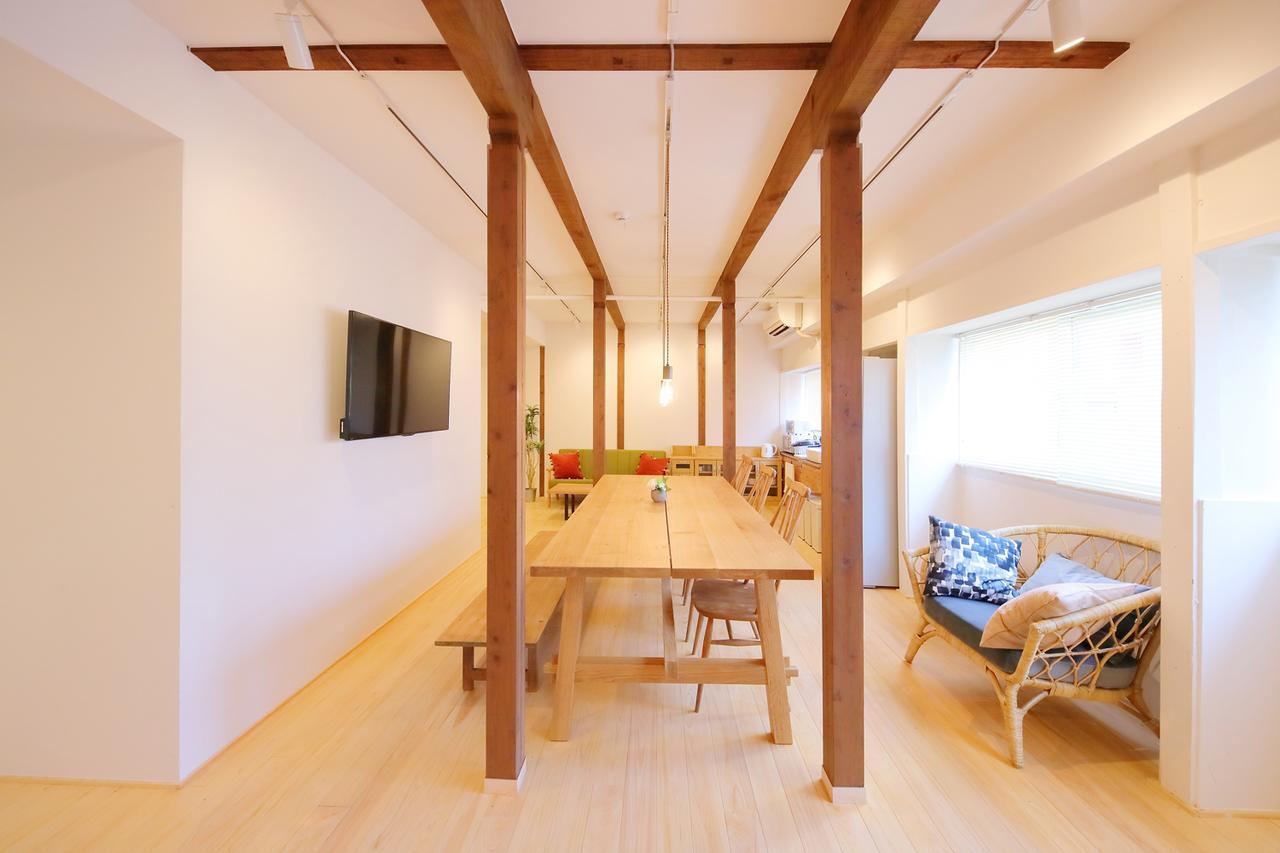 Raku Hostel Ōsaka Exterior foto